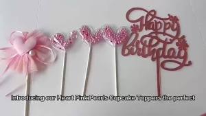 5/7Pcs Pink Princess Cake Topper Wedding Cake Decoration Girl Happy Birthday Cake Decoration Baby Shower Decoration Gift