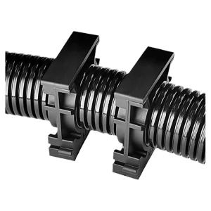 Plastic Hose Wave Pipe Clamping Holder with Cover