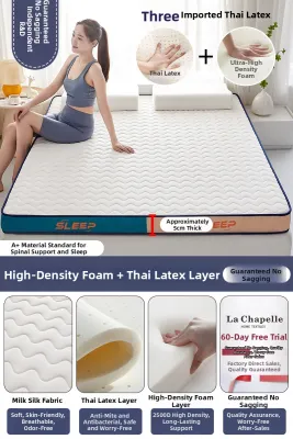 Yuzhaolin | Thick Latex Memory Foam Mattress Single