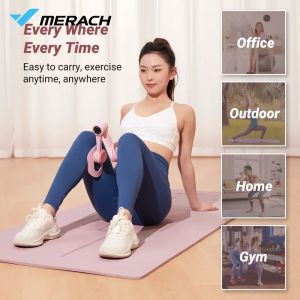 MERACH Thigh Master Thigh Trainer Pelvic Floor Muscle Trainer Inner Thigh Exercise Workout Equipment for Home Pelvic Floor Strengthening Device Women