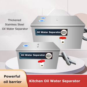 Kitchen Oil Water Separator Grease Trap Filtration System Stainless Steel Kitchenware Filter Equipment
