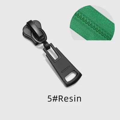 #3 #5 #8 Nylon Metal Resin Zipper Sliders Black High Quality Zip Heads for Jackets Pants Bags DIY Sewing Repair Accessories