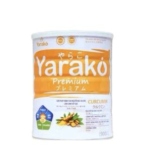 Yarako Sữa Bột Nghệ Premium Curcumin Lon 900g - HT Đau Dạ Dày Làm Lành Vết Sẹo & Làm Đẹp Da Công Nghệ Nhật Bản