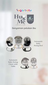 SugarBaby Hug Me Automatic Baby Swing Bed Kseries Ayunan Bayi
