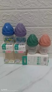 Minitree Botol Susu Bayi Ukuran Mini 60ml Untuk Bayi Baru Lahir New Born Model Tutup Eskrim Bahan PP Tebal Berkualitas BPA Free Aneka Warna Bisa Direbus dan Mudah Dibersihkan