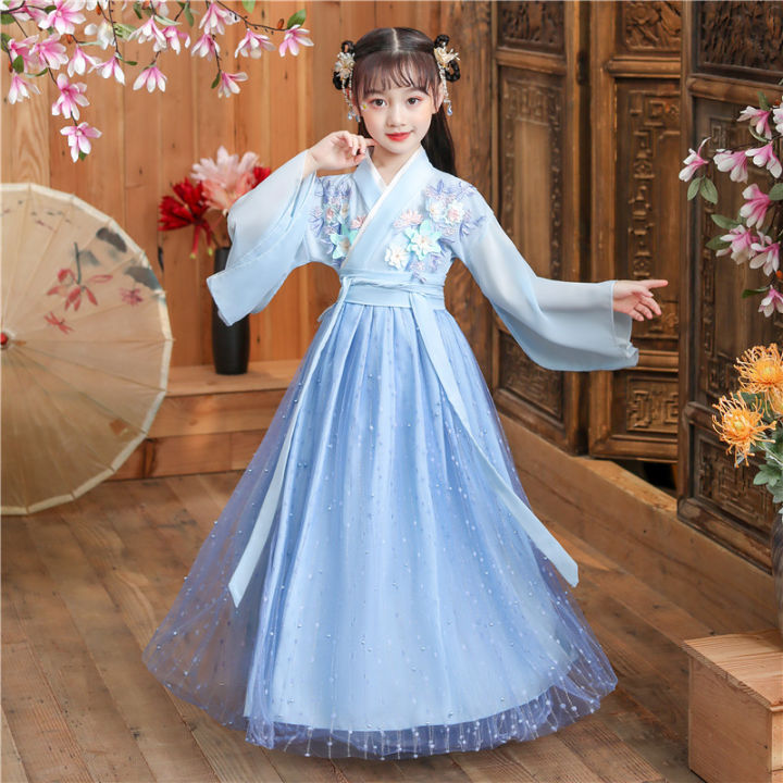 Đầm công chúa phối nơ dễ thương cho bé gái DGB292641– Bé Xinh Shop