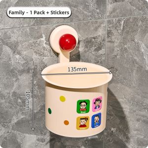 AIJIADA | Wall-mounted Suction Face Towel Storage Box
