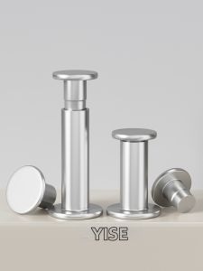 Yi Se Dian Zi | 304 Stainless Steel Snap Rivets Locking Flat Round Head Hammer Installation