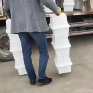 Decorative Wall Cement Hollow Brick Concrete Plastic Mold Fence Building Decoration Square Hollow Cement Brick Product Mold