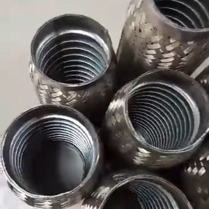 Universal Anti Tension Curve Flexipipe 12in Stainless Flexible Braid Pipe Exhaust Car Pipe muffler