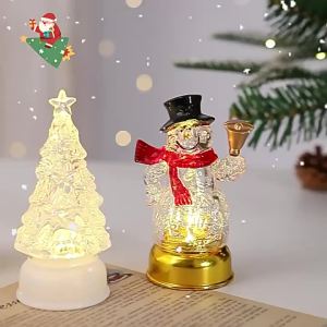 Bandai | Snowman Light Christmas Tree Ornament Xmas Party Decor Festive Ambience Figurine 2026 Merry Christmas 2027 New Year Gift