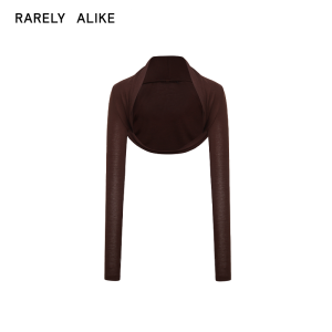 หายากเหมือนกัน เดิน ผ้าไหม ผ้าวูล สลิมฟิต ปลอกแขนถักลายดอกไม้ สีเทาเข้ม ดอก/สีแซนวิช ผ้าคลุมกันแดดฤดูร้อนสำหรับผู้หญิง