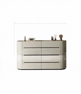 Luxury French Cream Style Drawer Cabinet Eight Drawers