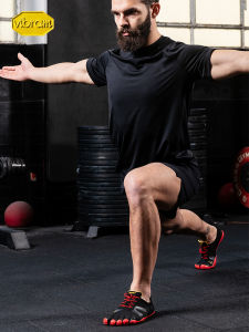 Vibram Mens Five-Finger Running Shoes Indoor Outdoor Training Barefoot Deep Squat Fitness Sports Toe Running Shoe KSOEVO