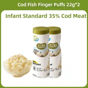 BUERBAOBAI | Baby Teething Puffs Calcium Snacks Easy to Melt