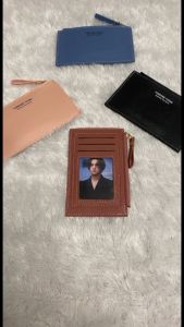 Dompet Kartu Wanita Bahan Kulit PU Premium / Dompet Mini Wanita Bahan Kulit PU