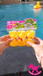 Mainan bebek Bayi (ISI 6 Pcs) Kamar Mandi karet BABY DUCK SNI duck rubber toys bathroom Bathub