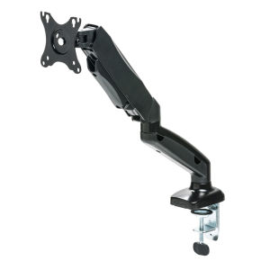 Sanwa Supply | Adjustable & Swivel Display Stand 360 Degree Rotation No Drilling Bracket for LCD Monitors and TV