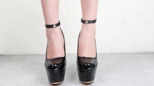 Ankle Belt Black O-Ring Ankle Punk Leather Feather Anklet Mens Women Alloy Pendant Accessories YK2 Ankle Belt
