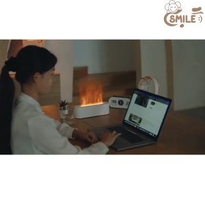 Smile😊 พร้อมส่ง💯 เครื่องพ่นไอน้ํา โคมไฟอโรม่า มีรีโมท ไฟLED humidifier ปรับอากาศ ทําความชื้นในห้อง aroma diffuser เค่รื่องทําความชื้นอโรมาเธอราพี