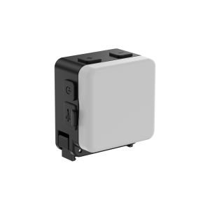 Đèn LED Chiếu Sáng Nhanh Có Thể Tháo Rời Dành Cho Camera Hành Động Sạc USB-C 3 Chế Độ Màu Đèn Video Có Thể Điều Chỉnh Độ Sáng Kèm Giá Đỡ Camera Cho DJI Osmo Action