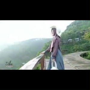 Terbaru Gamis AA Aden Maira Two Tone Set Sage Blue bahan VANCO Premium