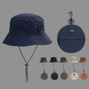 WRELS | Summer Fisherman Hat Thin Packable Quick Dry Beach Panama Mountaineering Hats Sun UV Protection Adjustable Bucket Sun Hats