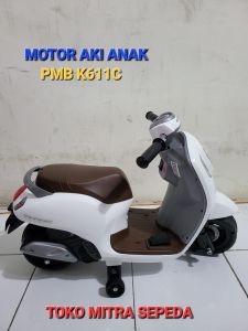 Mainan Motor Aki K611C Scoopy Aki 6 Volt