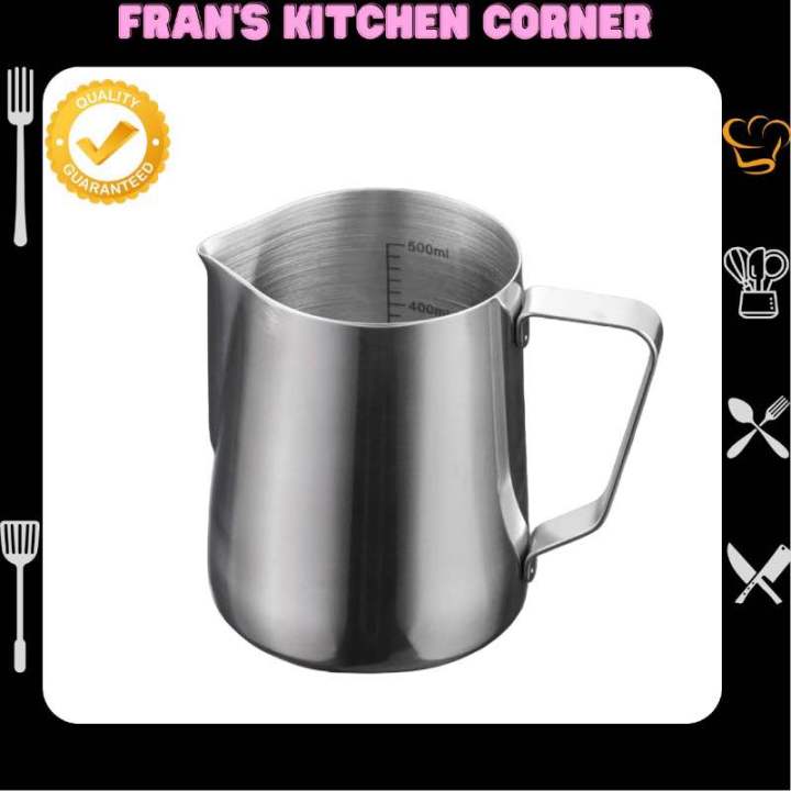 ProfessionalGrade Stainless Steel Milk Frother Jug Perfectly Froth