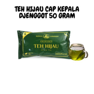 TEH HIJAU CAP KEPALA DJENGGOT 50GRAM EKONOMIS