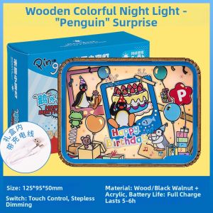MAODETIANKONGZHICHENG | Cute Birthday Party Gift Blessing Night Light Decor