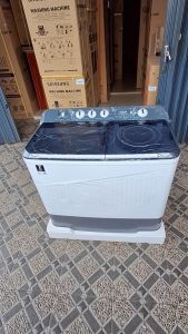 Mesin Cuci 2 Tabung AQUA AQW 1430 HT 14 KG Fresh Air System Hijab Series JUMBO