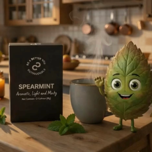 Spearmint Tea Pure - FDA Registered - Pcos friendly tea supports sleep stress and bloating management No Blends. No Fillers. No Sweeteners. Just SPEARMINT nothing else!