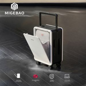 MIGEBAO | Stylish Womens Luggage with Wide Handle and Password Lock