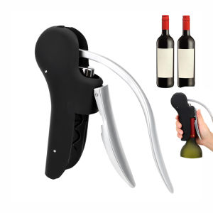 HOOMIN Convenient Bottle Openers Wine Tool Set Foil Cutter Bar Lever Corkscrew Cork Drill Lifter Kit Kitchen Accessories