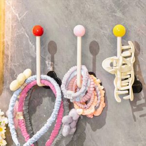 1/3Pcs Multi-functional Storage Hook Headband Display Rack Scrunchie Organizer Stand Bathroom No-Punch Hooks Wall Hanger Hook