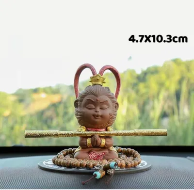 🇲🇾Car Decoration Ceramic Wukong Monkey King 齐天大圣孙悟空 斗战胜佛 美猴王陶瓷汽车摆设