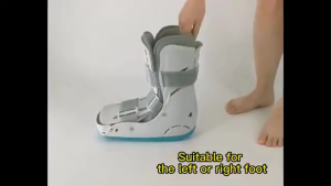 Air Cast Walking Boot Orthopedic Air Cam Walker with Pump Adjustable Ankle Support Fracture Boot for Ankle Sprain Foot Injury Recovery Breathable Medical Walking Brace