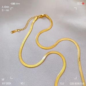 FH-K122 Kalung Mutiara Hip Hop Rantai Liontin Perhiasan Aksesoris Wanita Fashion Cewek Korean Style