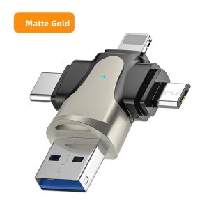 Earise | Universal Dual Use USB Interface High Speed TF Card Reader For Android Phone Computer Tablet iPad Multi Function OTG Adapter Head