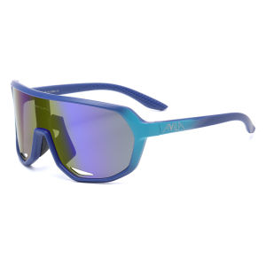 JN IMPRESSION Colorful Outdoor One-piece Cycling Sports Mens Sunglasses