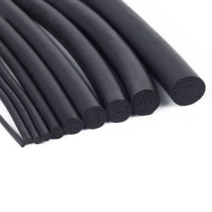 EPDM Foam Rubber round Sealing Strip Soft Sponge Insertion Bar Adhesive Circle Sealing Plug Leak Proof round Bar