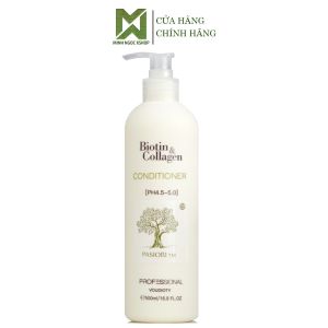 Dầu xả phục hồi chống rụng tóc Biotin Collagen Voudioty trắng 500ML