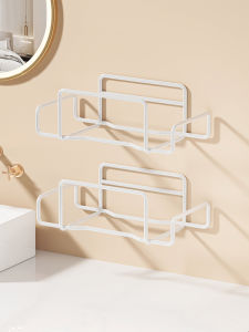 Bathroom Wall-Mounted Tissue Storage Box Toilet Paper Holder Kitchen Paper Towel Rack Wet Wipes Organizer Nordic Style Shelf