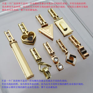 New Womens Handbag Clip Screw Fixed Button Heart Black Drop Glue Button Oval Triangle Drill Bead Arch Bridge Buckle