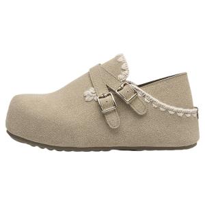 Warrior | Fall New Arrival Slip-On Heeled Birkenshoe
