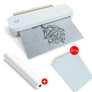 Marklife | Marklife D210 Tattoo Stencil Printer Thermal Printer for DIY Tattoo Mini Portable Printer Compatible with Smartphone and PC