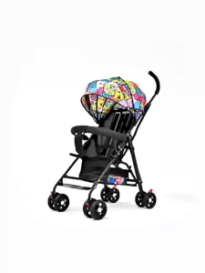 LUCKYBABE Baby Stroller Lightweight and Foldable Childrens Stroller High Carbon Steel Double Reinforcement Travel Stroller for Infants