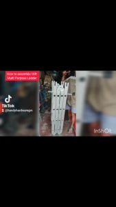 Foldable Ladder Folding Ladder 16 step (16ft) Height and Thick (makapal) Aluminum