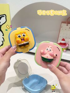 กล่องเก็บเครื่องช่วยฟันแบบพกพาสุดน่ารักสำหรับเด็กและนักเรียน อุปกรณ์เสริมความสวยงามที่ใช้งานได้หลากหลาย